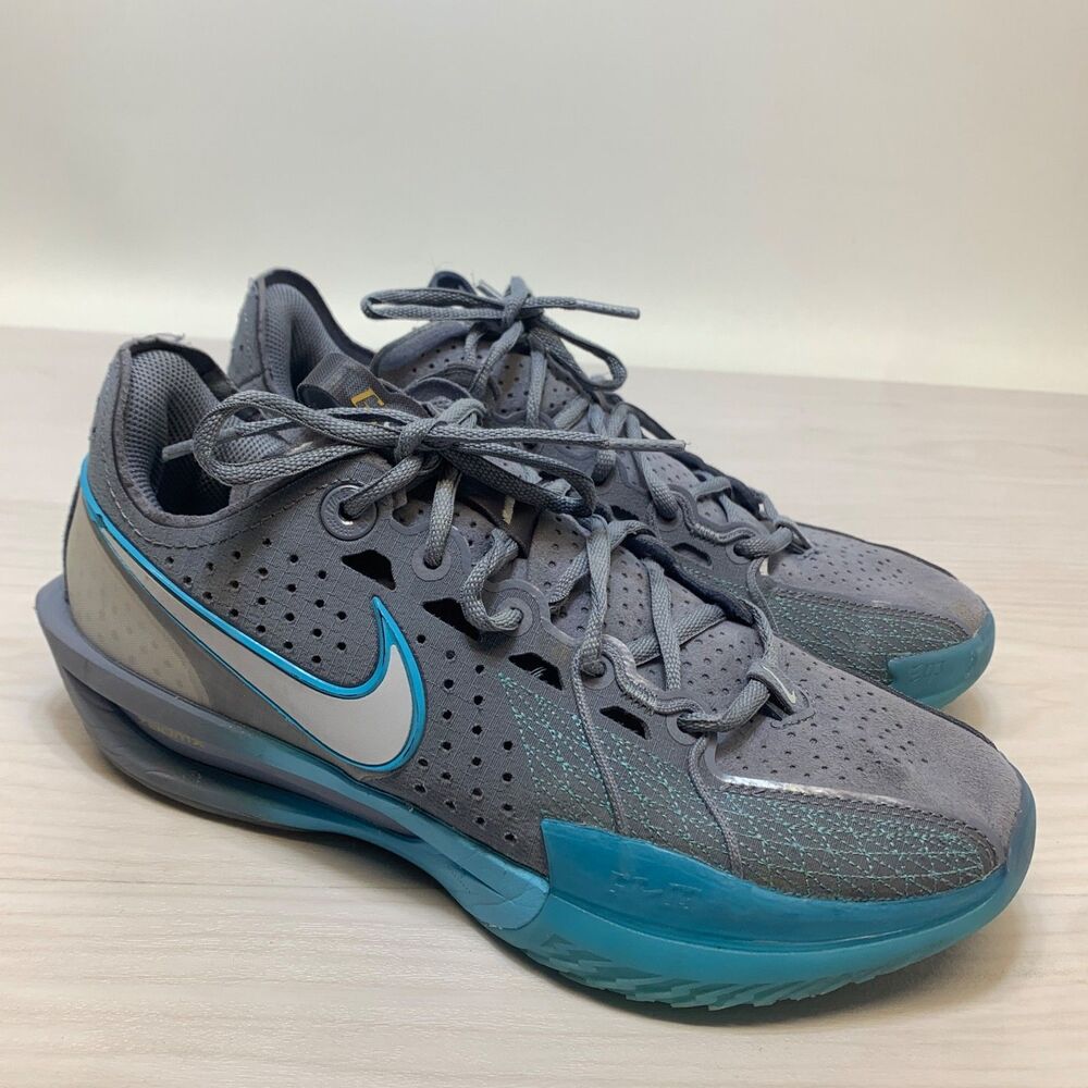 Nike Air Zoom GT Cut 3 Baltic Blue Basketball Shoes DV2913-402 Men's Size 7.5